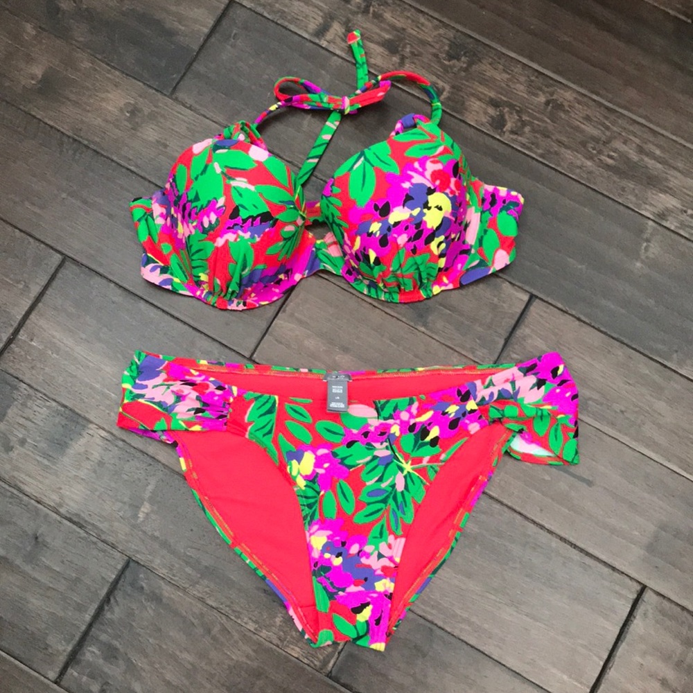 aerie colorful swimsuit